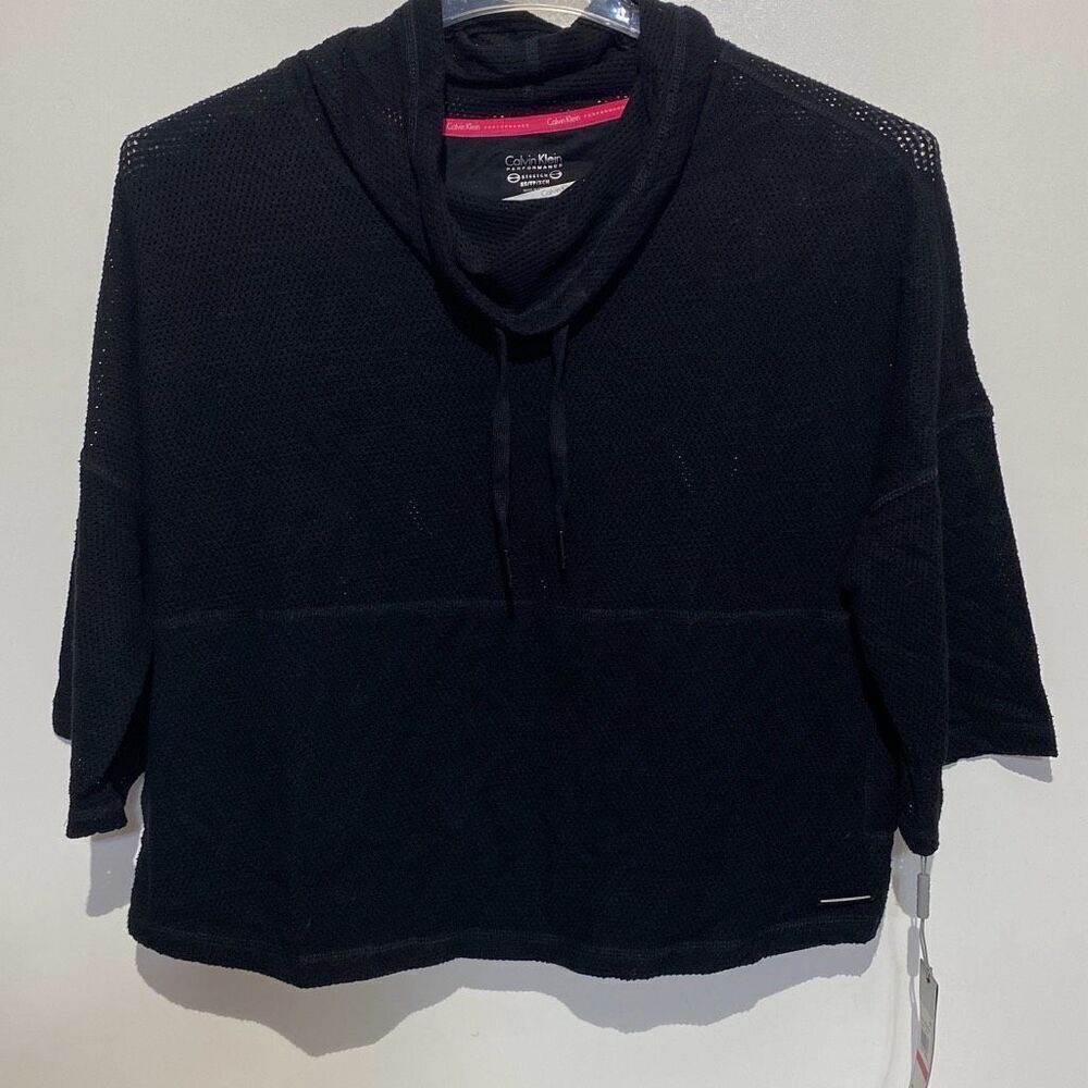 Calvin Klein Performance‎ Women's Waffle-knit Pullover size XS NWT
